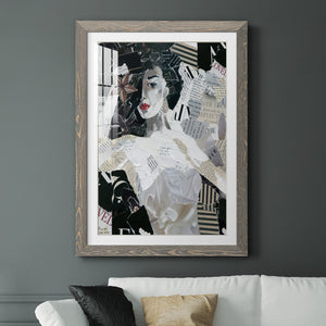 Runway Star - Barnwood Framed Art Print
