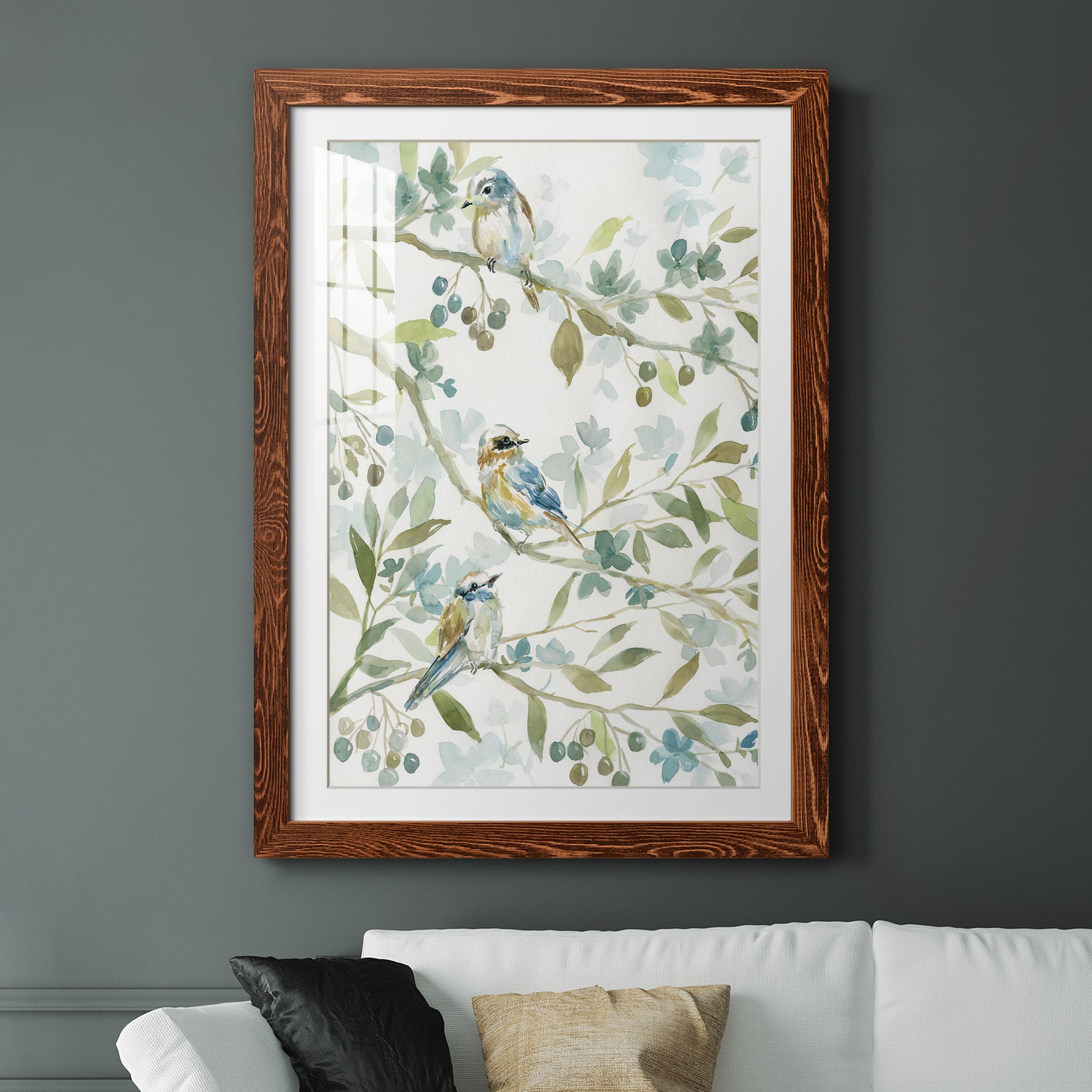 Spring Beginnings - Barnwood Framed Art Print