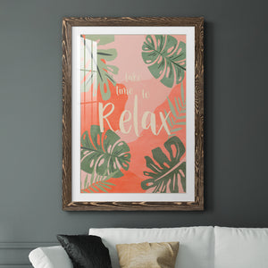 Take Time - Premium Framed Print - Distressed Barnwood Frame - Ready to Hang