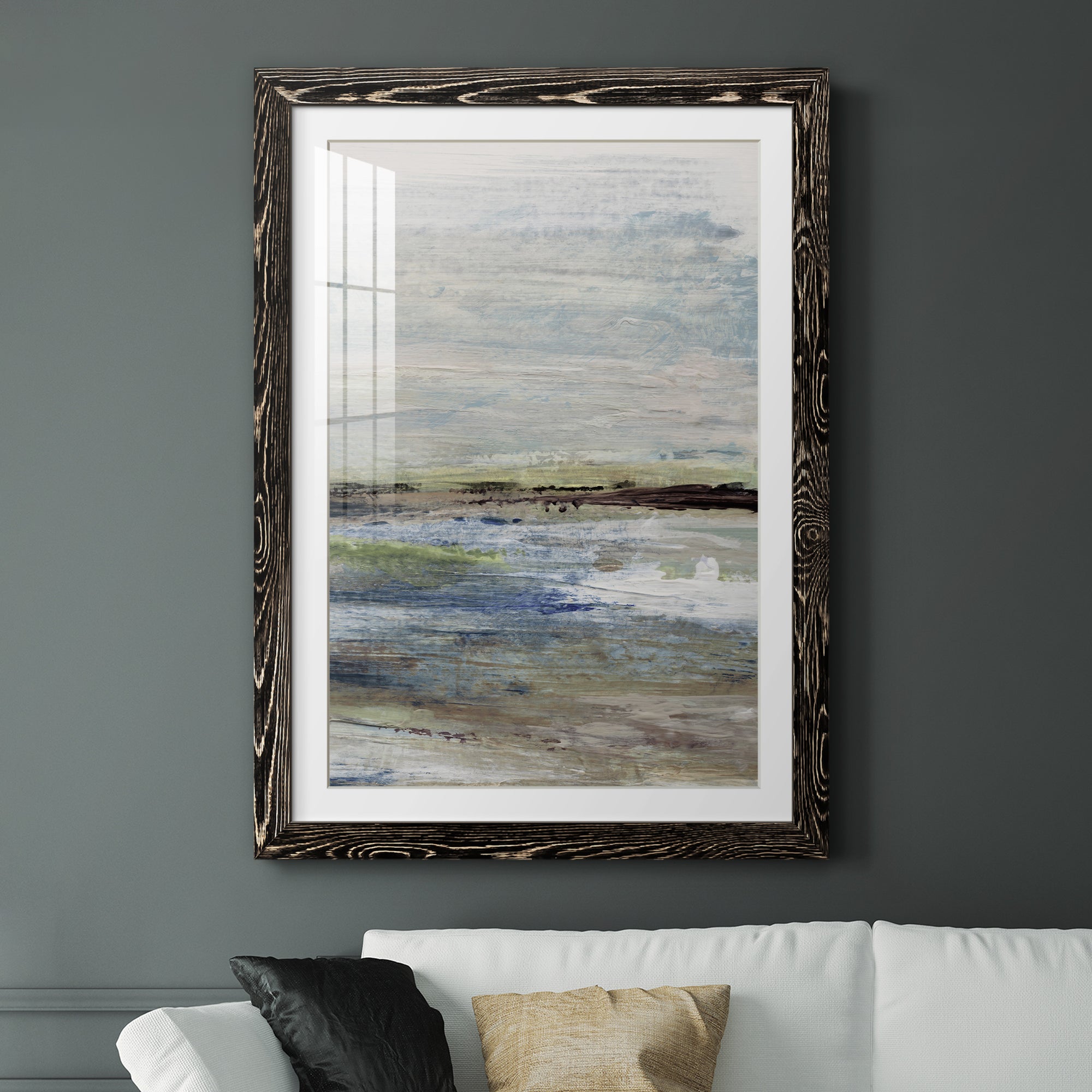 Wetlands II - Premium Framed Print - Distressed Barnwood Frame - Ready to Hang