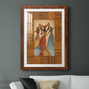 Rhythm - Barnwood Framed Art Print