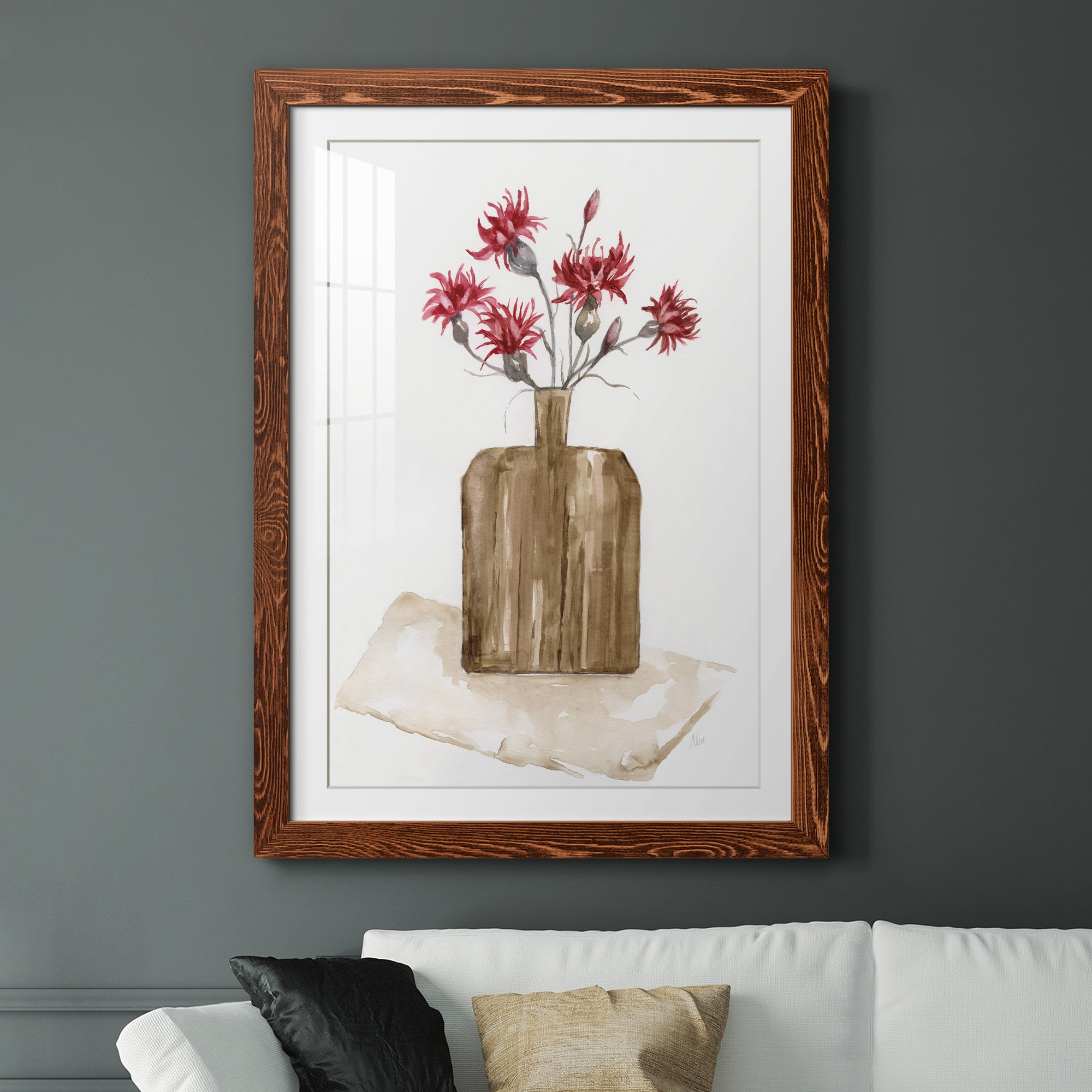 Simply Country I - Barnwood Framed Art Print