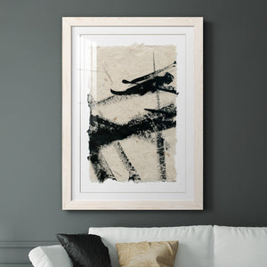 Lines Crossed II - Premium Framed Print - Distressed Barnwood Frame - Ready to Hang