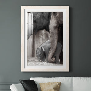 Family Moment - Barnwood Framed Art Print