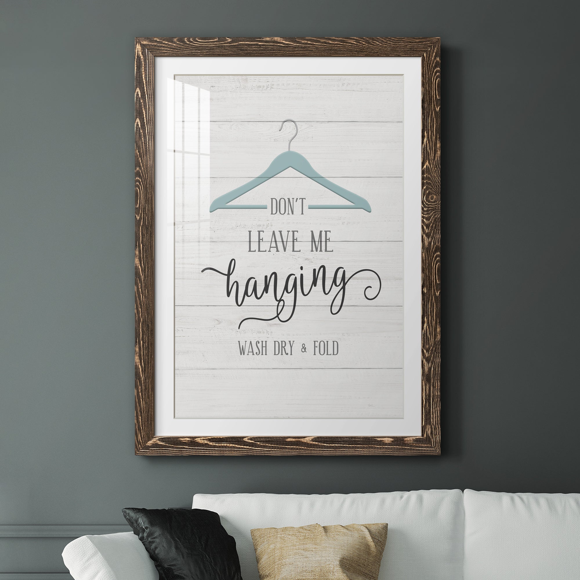 Don't Leave - Premium Framed Print - Distressed Barnwood Frame - Ready to Hang