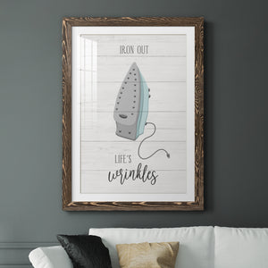 Iron Out - Premium Framed Print - Distressed Barnwood Frame - Ready to Hang