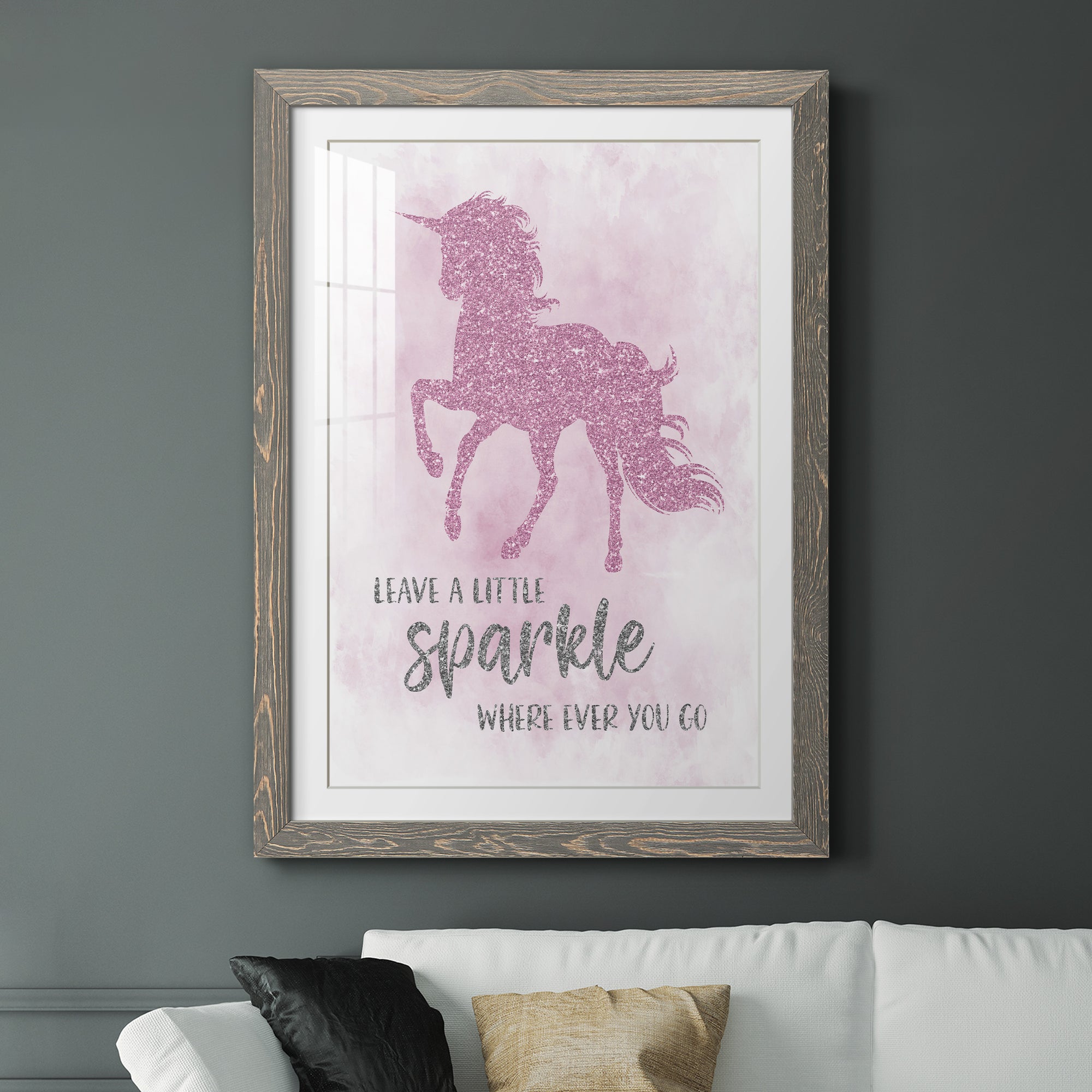 Sparkle - Barnwood Framed Art Print