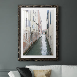 Venice Canal II - Premium Framed Print - Distressed Barnwood Frame - Ready to Hang