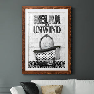 Relax and Unwind - Barnwood Framed Art Print