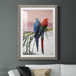 Palm Parrots - Barnwood
