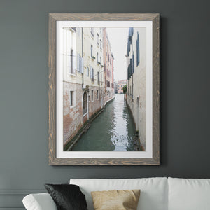 Venice Canal II - Premium Framed Print - Distressed Barnwood Frame - Ready to Hang