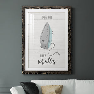 Iron Out - Premium Framed Print - Distressed Barnwood Frame - Ready to Hang