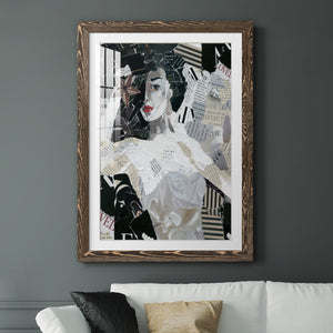 Runway Star - Barnwood Framed Art Print