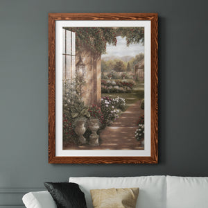 Evening in the Conservatory - Barnwood Framed Art Print