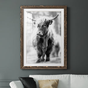 Yorkshire Highland - Premium Framed Print - Distressed Barnwood Frame - Ready to Hang