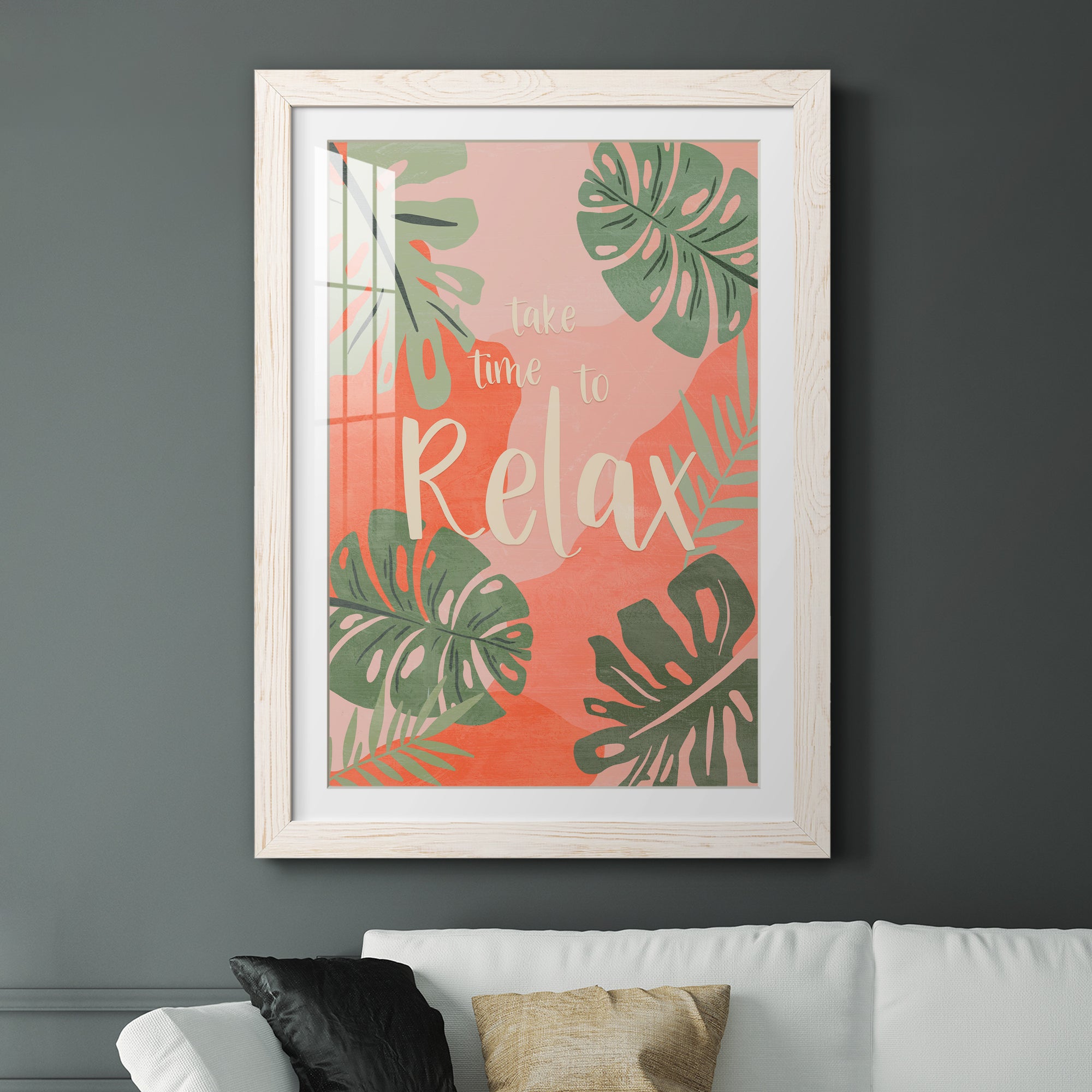 Take Time - Premium Framed Print - Distressed Barnwood Frame - Ready to Hang