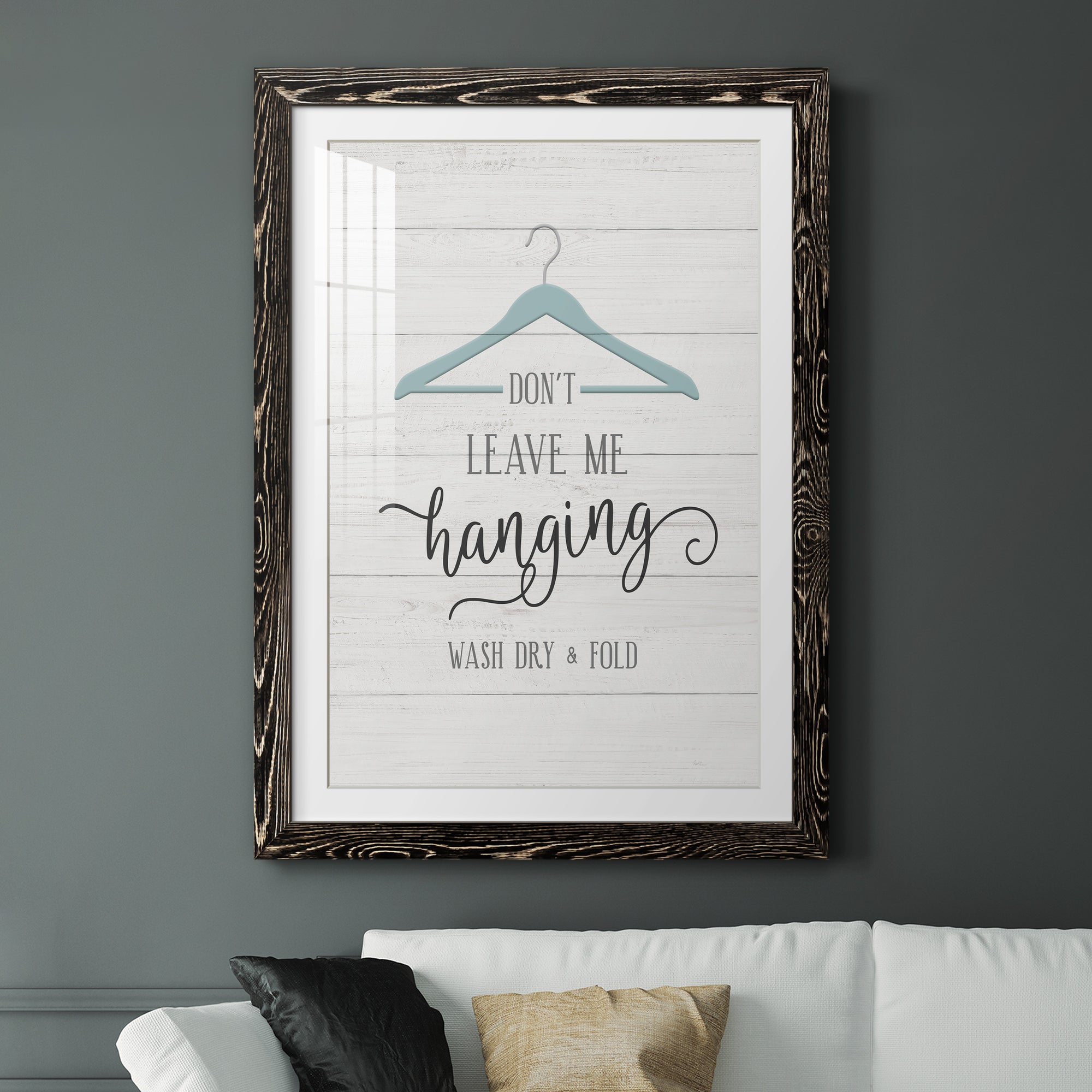Don't Leave - Premium Framed Print - Distressed Barnwood Frame - Ready to Hang