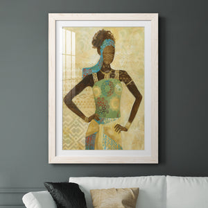 Tribal Vision I - Barnwood Framed Art Print