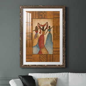 Rhythm - Barnwood Framed Art Print