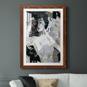 Runway Star - Barnwood Framed Art Print