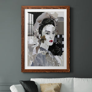 Runway Pause - Barnwood Framed Art Print