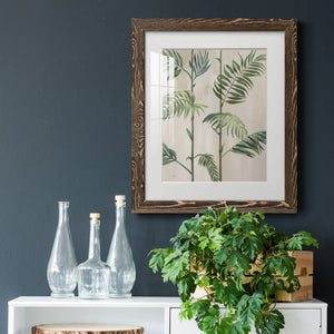 Modern Fronds I - Barnwood Framed Art Print
