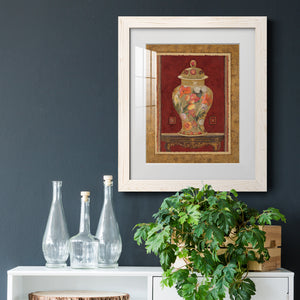 Romantic Urn II - Barnwood Framed Art Print