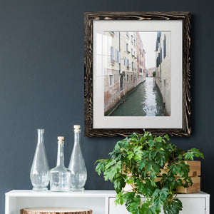 Venice Canal II - Premium Framed Print - Distressed Barnwood Frame - Ready to Hang