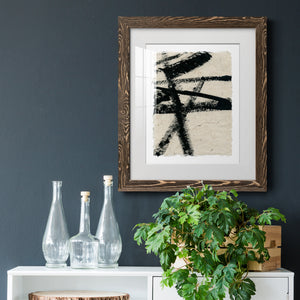 Lines Crossed III - Premium Framed Print - Distressed Barnwood Frame - Ready to Hang