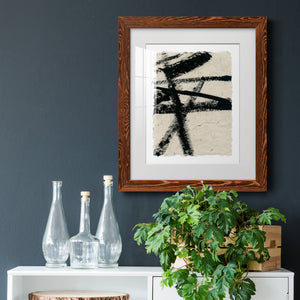 Lines Crossed III - Premium Framed Print - Distressed Barnwood Frame - Ready to Hang
