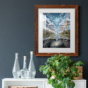 Genesis II - Barnwood Framed Art Print