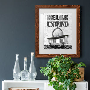 Relax and Unwind - Barnwood Framed Art Print