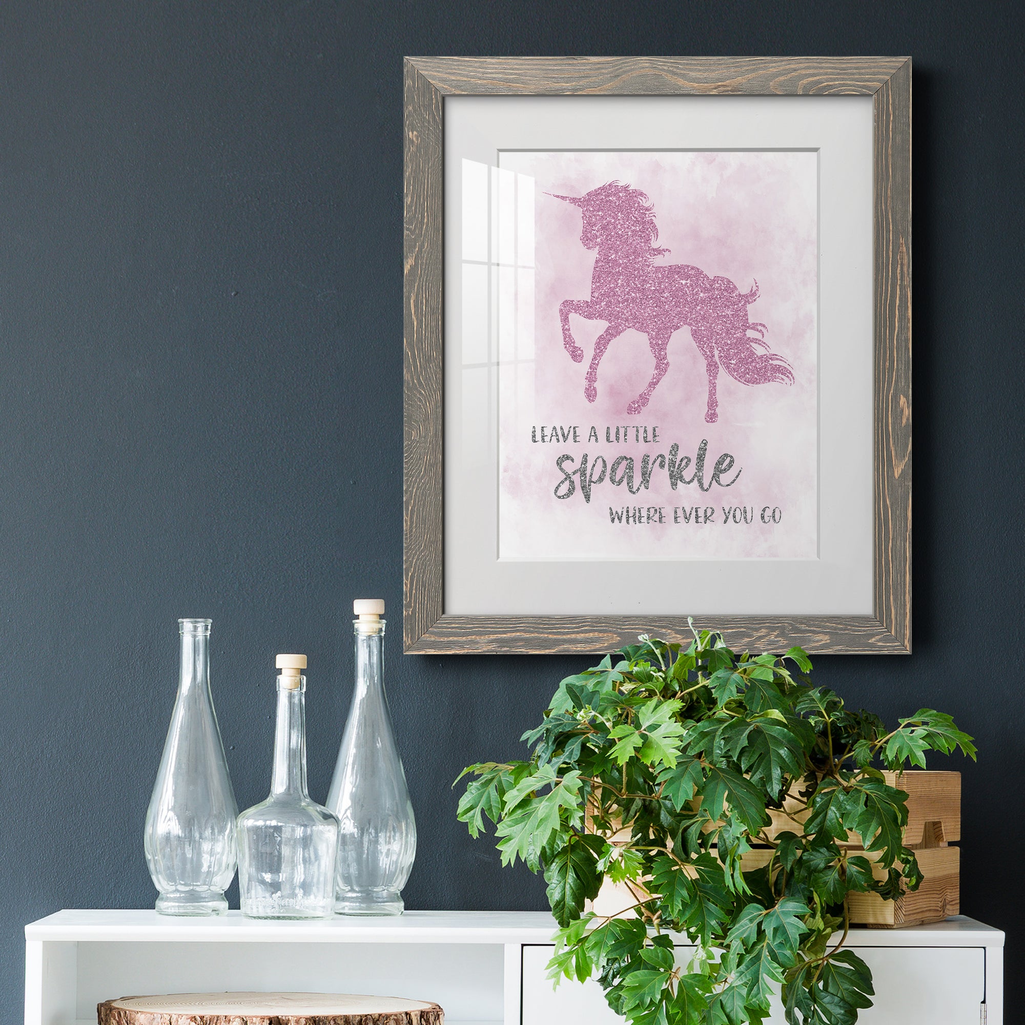 Sparkle - Barnwood Framed Art Print