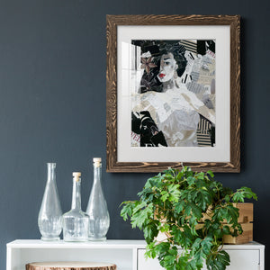 Runway Star - Barnwood Framed Art Print