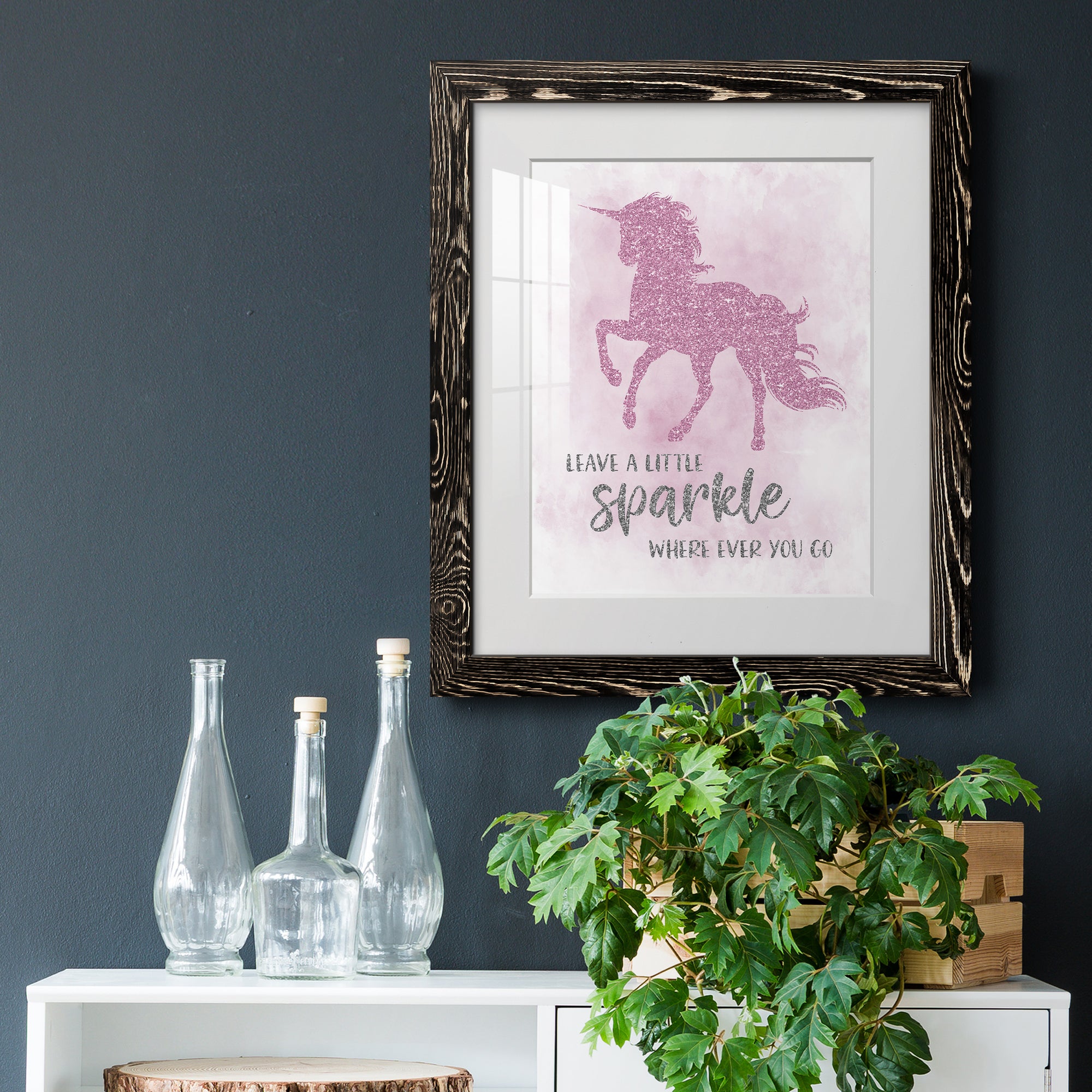 Sparkle - Barnwood Framed Art Print