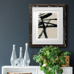 Lines Crossed III - Premium Framed Print - Distressed Barnwood Frame - Ready to Hang