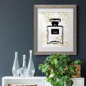 Glitter Perfume I - Barnwood Framed Art Print
