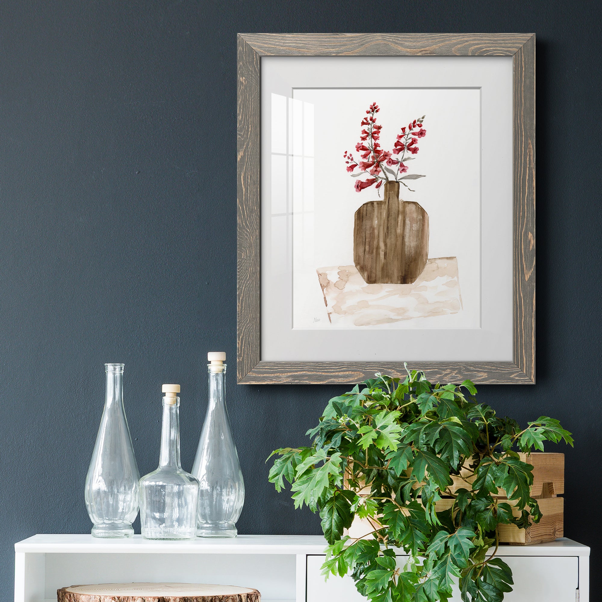 Simply Country II - Barnwood Framed Art Print