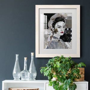 Runway Pause - Barnwood Framed Art Print