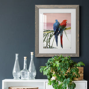 Palm Parrots - Barnwood