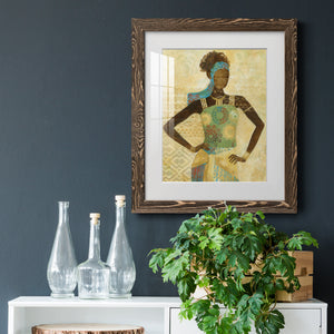 Tribal Vision I - Barnwood Framed Art Print