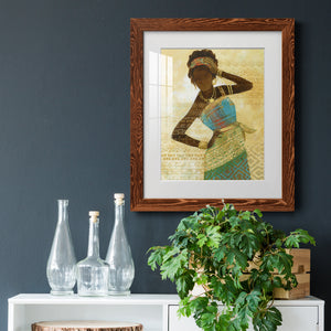 Tribal Vision II - Barnwood Framed Art Print