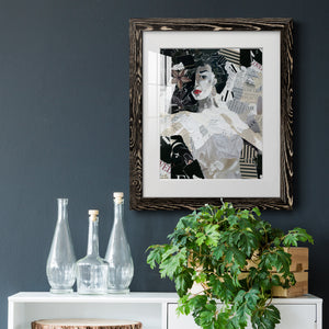 Runway Star - Barnwood Framed Art Print