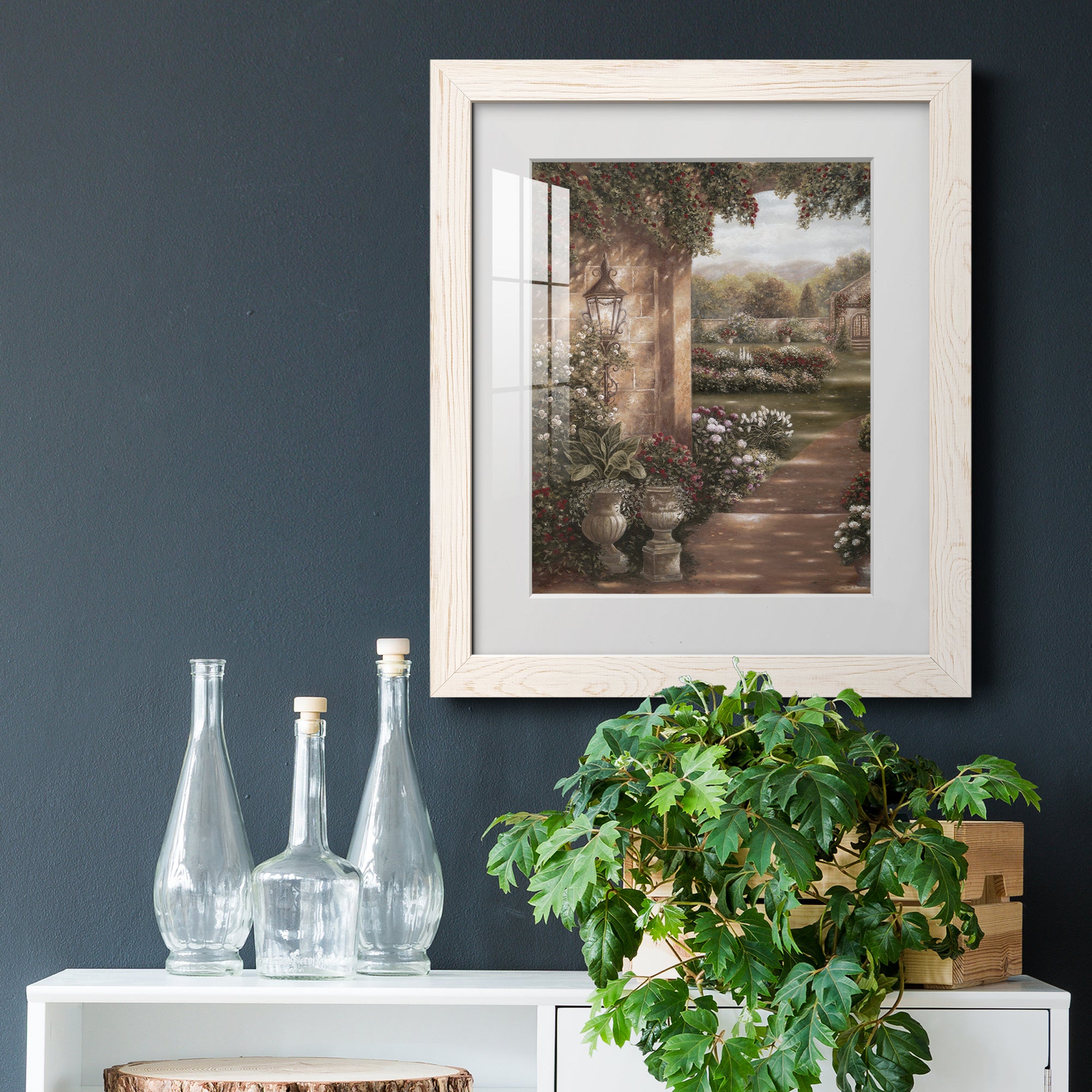 Evening in the Conservatory - Barnwood Framed Art Print