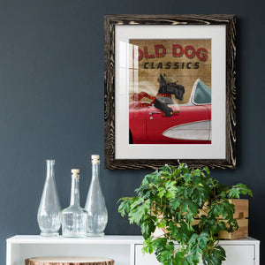 Old Dog Classics - Premium Framed Print - Distressed Barnwood Frame - Ready to Hang