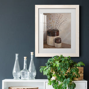 Pussywillows & Spring - Barnwood Framed Art Print