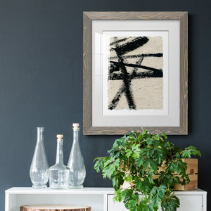 Lines Crossed III - Premium Framed Print - Distressed Barnwood Frame - Ready to Hang