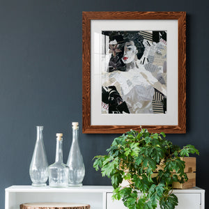 Runway Star - Barnwood Framed Art Print