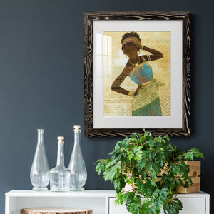 Tribal Vision II - Barnwood Framed Art Print