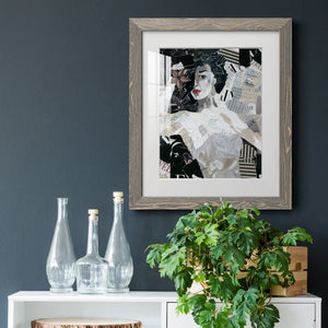 Runway Star - Barnwood Framed Art Print